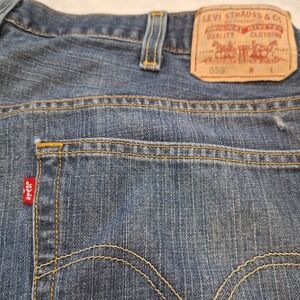 Levi's 559 Relaxed Straight Jeans Mens 44x32 (42x31) Blue Denim Casual Pants